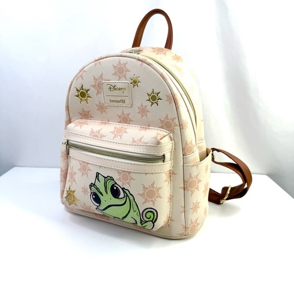 Loungefly Disney Tangled Pascal Sun Mini Backpack - Picture 5 of 10